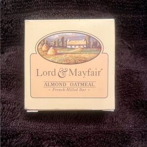 Lord & Mayfield Almond Oatmeal French Milled Soap Vintage, travel size